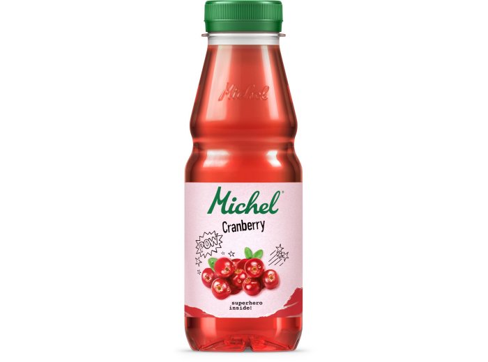 Michel Cranberry PET Tra 4x6x0.33l