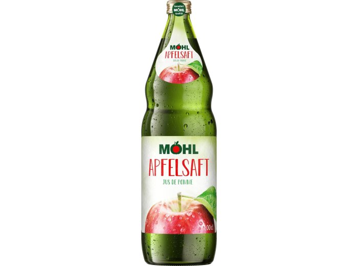 Möhl Apfelsaft hell Glas Har 12x1.00l