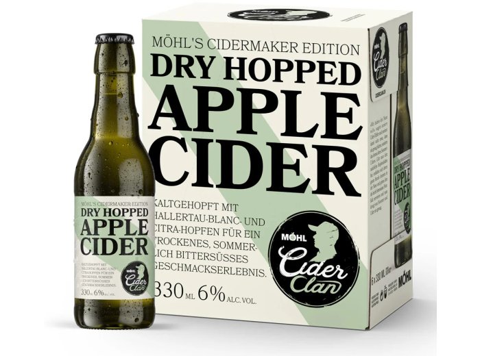 Möhl Dry Hopped Apple Cider Glas Kar 6x0.33l