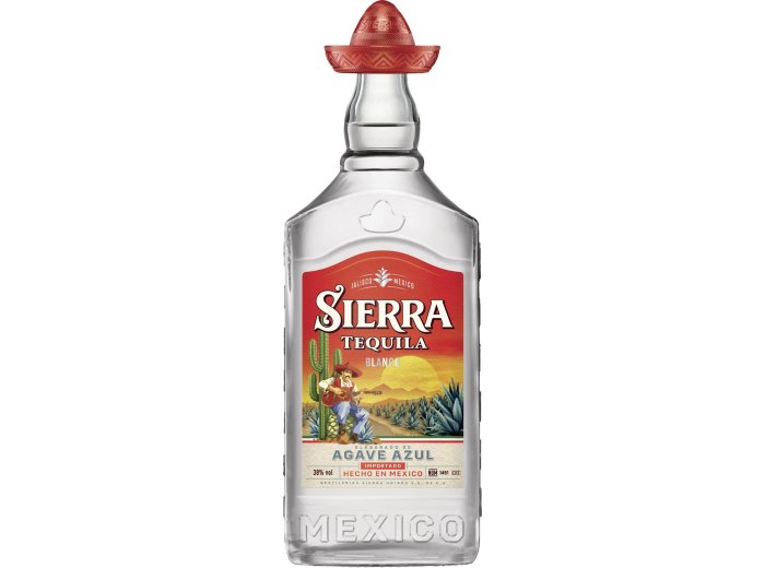 Sierra Tequila Blanco 38% Glas Kar 6x0.70l