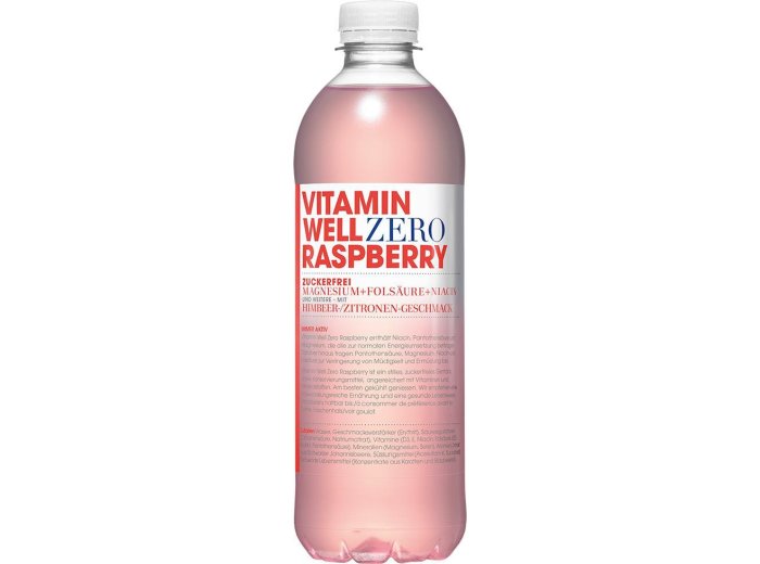 Vitamin Well Zero Raspberry PET Tra 12x0.50l