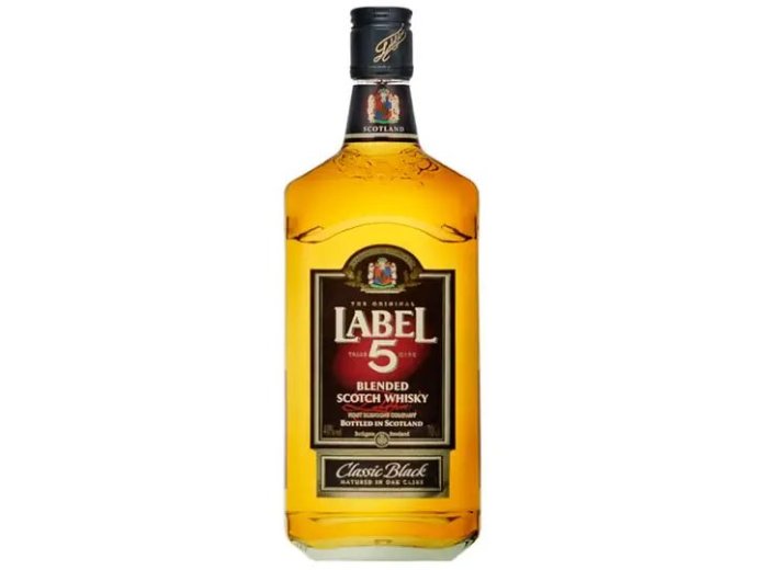 Whisky Scotch Blend Label 5 Kar 6x0.70l