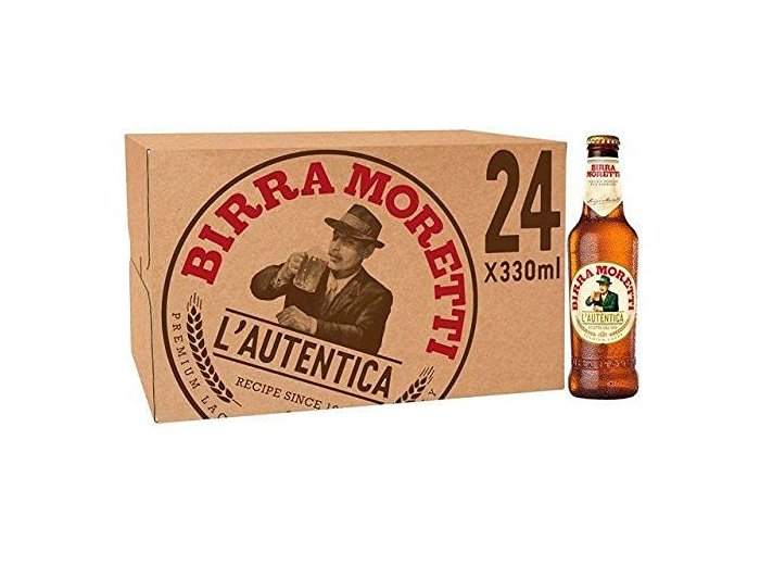 Birra Moretti Glas Kar 24x0.33l