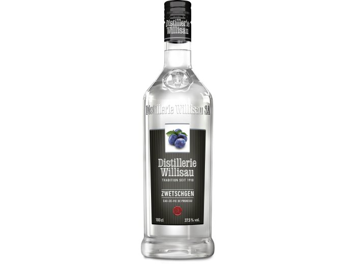 Distillerie Willisau Zwetschgen 37.5% Glas Kar 6x1.00l