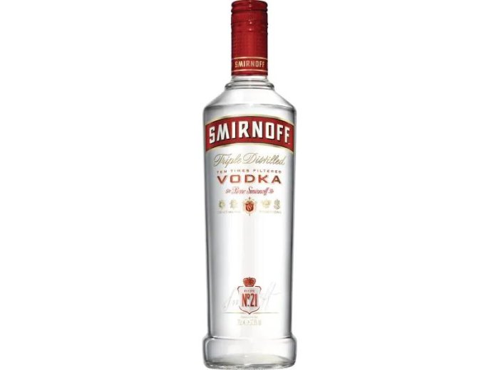Smirnoff Red No.21 Vodka Kar 6x0.70l