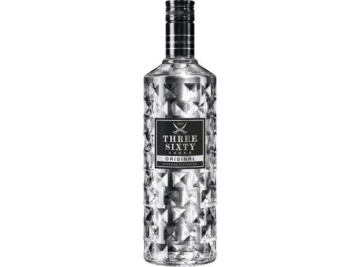 Three Sixty Vodka Original 37.5% Glas Kar 6x0.70l
