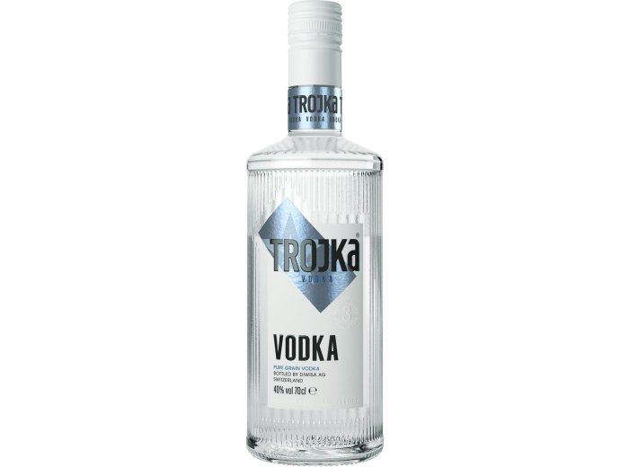 Trojka Vodka Pure Grain 40% Glas Kar 6x0.70l