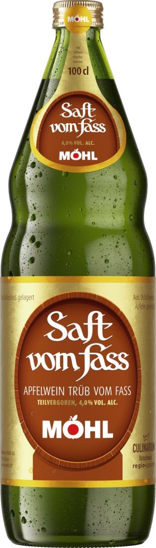 Möhl Saft vom Fass trüb Glas Har 12x1.00l