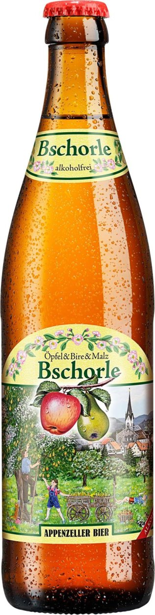 Appenzeller Bier Bschorle alkoholfrei Glas Har 20x0.50l