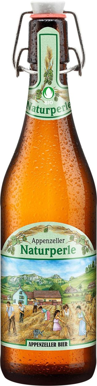 Appenzeller Bier Naturperle naturtrüb Bio Glas Har 15x0.50l