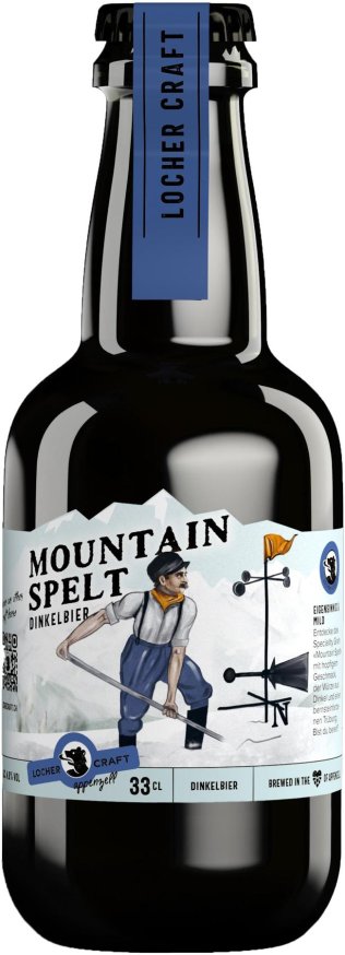 Locher Craft Mountain Spelt Glas Har 10x0.33l