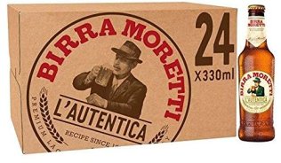 Birra Moretti Glas Kar 24x0.33l