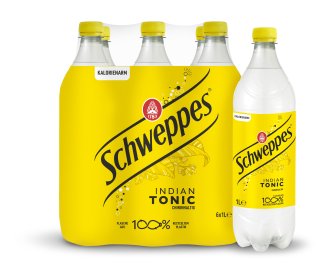 Schweppes Indian Tonic PET Tra 6x1.00l