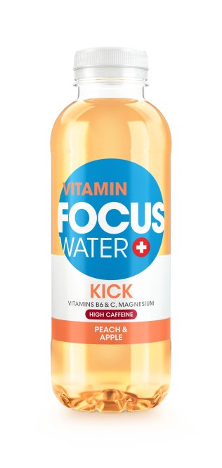 Focuswater Kick Pfirsich & Apfel PET Tra 12x0.50l