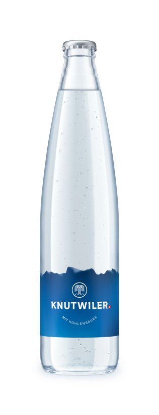 Knutwiler blau mit Kohlensäure Glas Har 20x0.50l