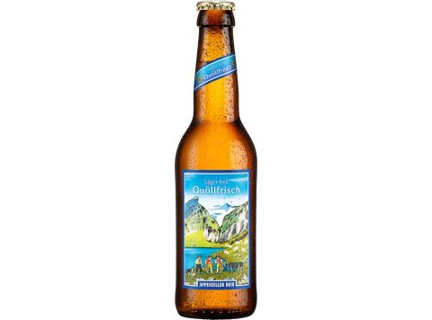 Appenzeller Bier Quöllfrisch hell Glas Har 24x0.33l