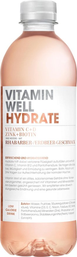 Vitamin Well Hydrate PET Tra 12x0.50l