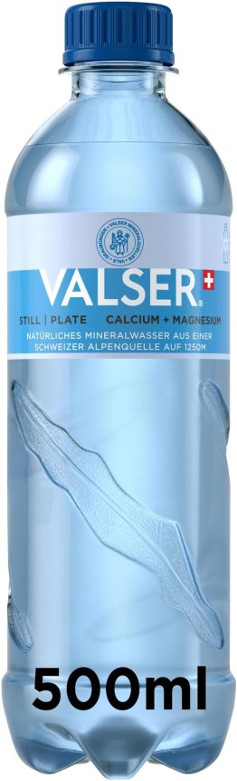 Valser Still Calcium und Magnesium PET Tra 24x0.50l