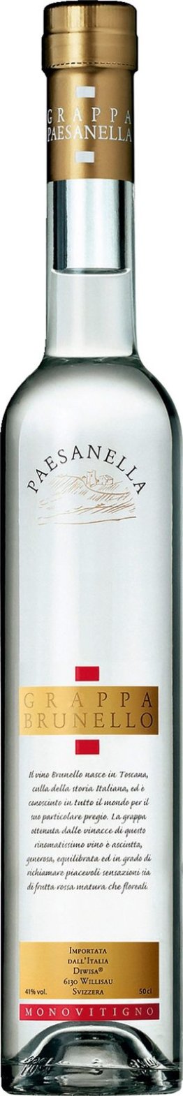 Grappa Paesanella di Brunello Kar 6x0.50l