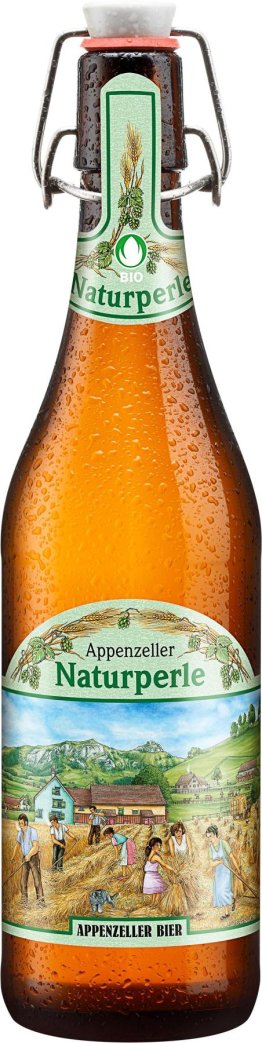 Appenzeller Bier Naturperle naturtrüb Bio Glas Har 15x0.50l