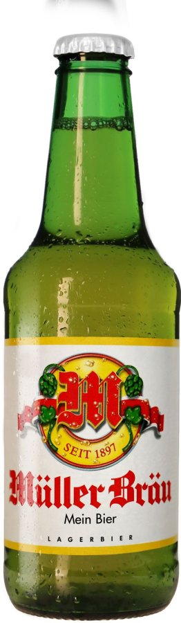 MüllerBräu Lager Glas Kar 12x0.33l