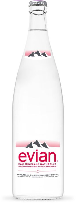 Evian ohne CO2 Glas Har 12x1.00l