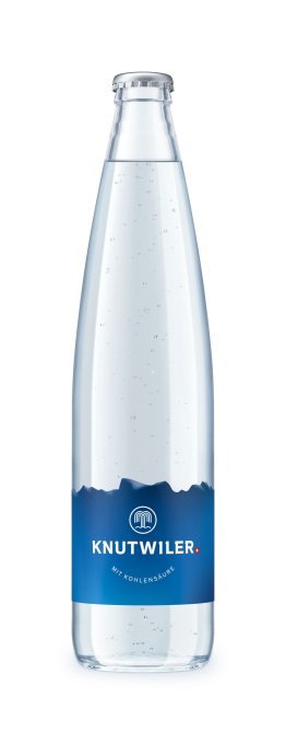Knutwiler blau mit Kohlensäure Glas Har 20x0.50l