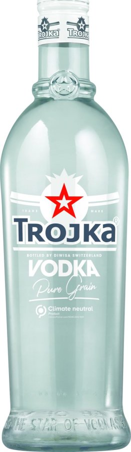 Trojka Vodka Pure Grain Kar 6x0.70l
