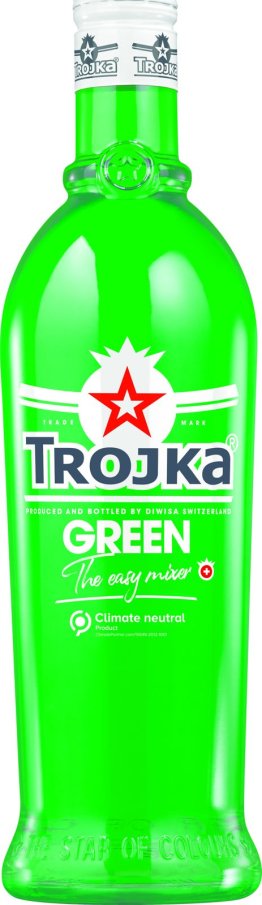 Trojka Vodka Green Likör Kar 6x0.70l