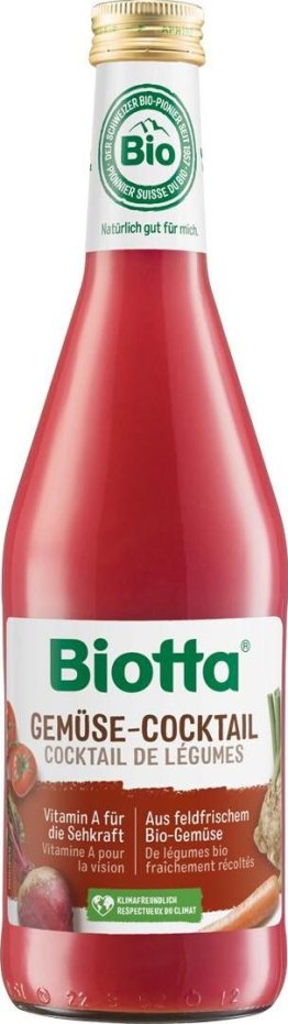 Biotta Gemüsecocktail Glas Kar 6x0.50l
