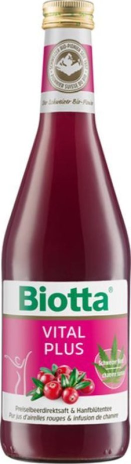 Biotta Preiselbeere Glas Kar 6x0.50l