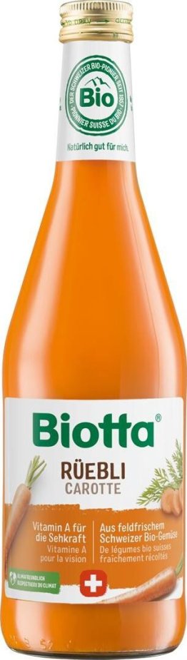 Biotta Rüebli Glas Kar 6x0.50l