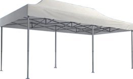 Scherenzelt 14 6x3m Grill Stück