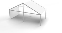 Zelt Grundraster 6x3m Stück