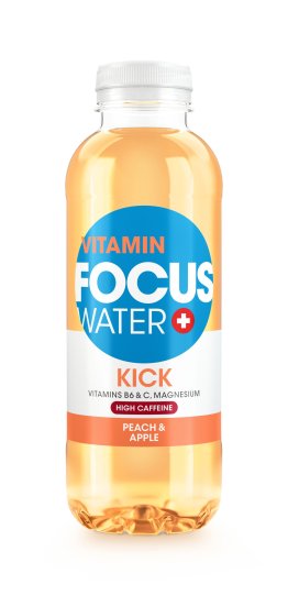 Focuswater Kick Pfirsich & Apfel PET Tra 12x0.50l
