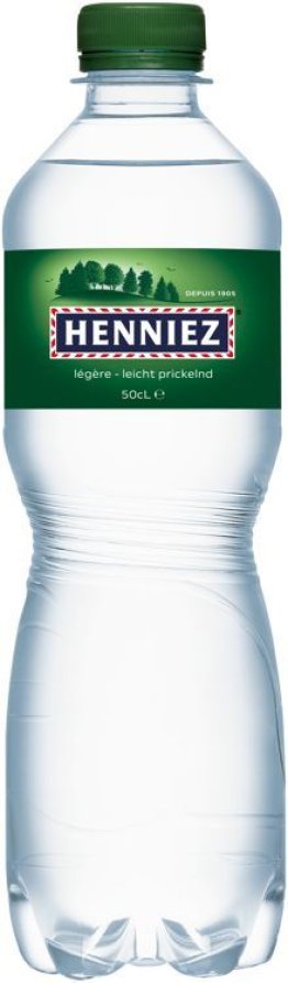 Henniez grün mit wenig CO2 PET Tra 4x6x0.50l