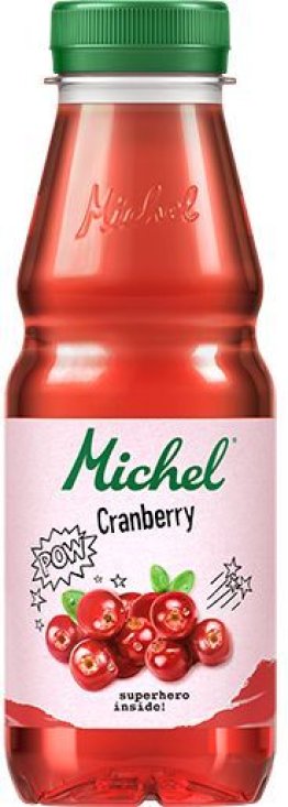 Michel Cranberry PET Tra 4x6x0.33l