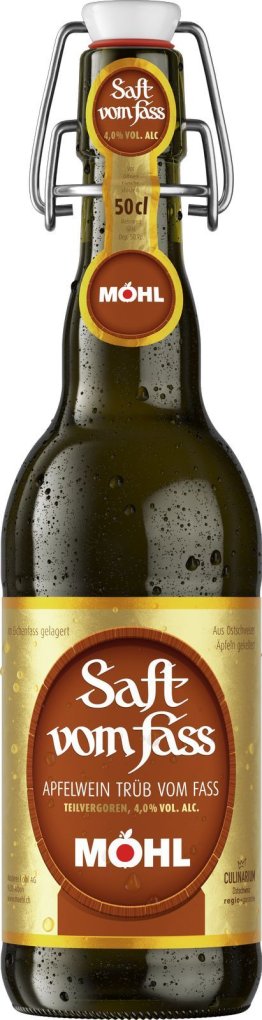 Möhl Saft vom Fass trüb Bügel Har 15x0.50l