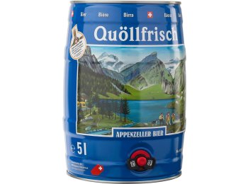 Appenzeller Bier Quöllfrisch hell Dose Dos 1x5.00l