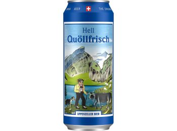 Appenzeller Bier Quöllfrisch hell Dose Tra 4x6x0.50l