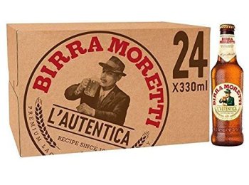 Birra Moretti Glas Kar 24x0.33l