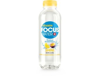 FOCUSWATER SHINE Zitrone & Passionsfrucht PET Tra 4x6x0.50l