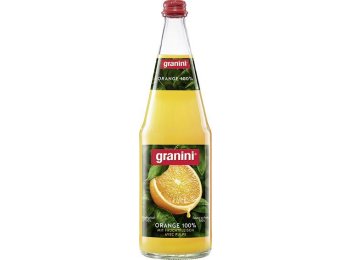 granini Orange mit Fruchtfleisch reiner Saft Glas Har 6x1.00l