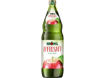 Möhl Apfelsaft hell Glas Har 12x1.00l