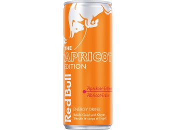 Red Bull The Apricot Edition - Aprikose Dose Tra 24x0.25l