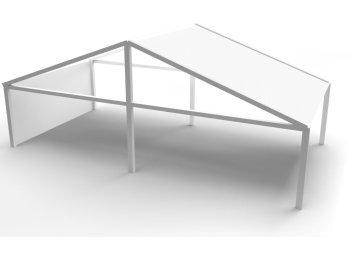 Zelt Grundraster 10x5m Stück