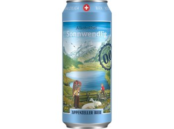 Appenzeller Bier Sonnwendlig alkoholfrei Dose Tra 4x6x0.50l